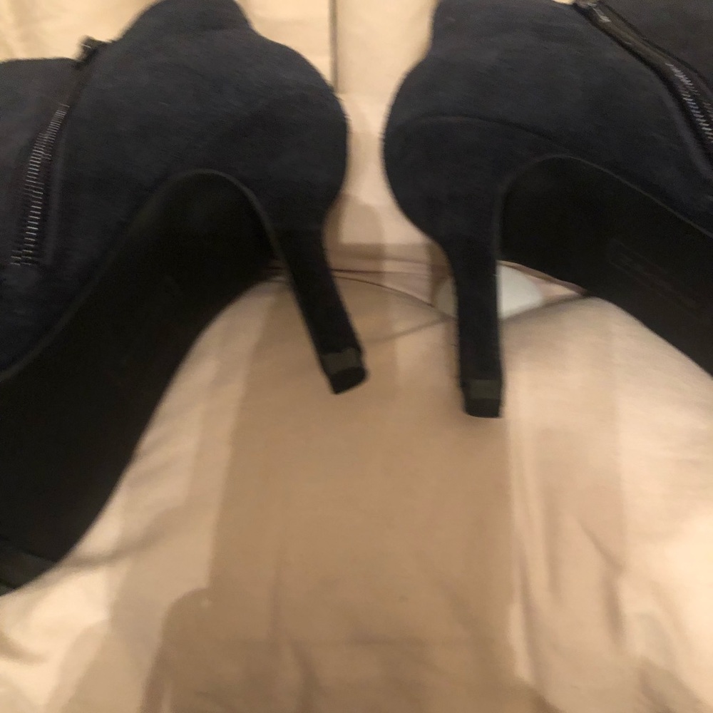 Blue booties